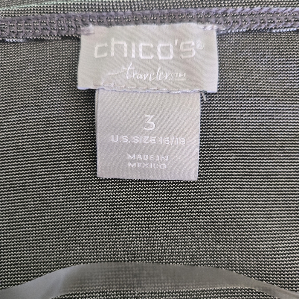 CHICO'S Traveler Tunic Top - Picture 3 of 4